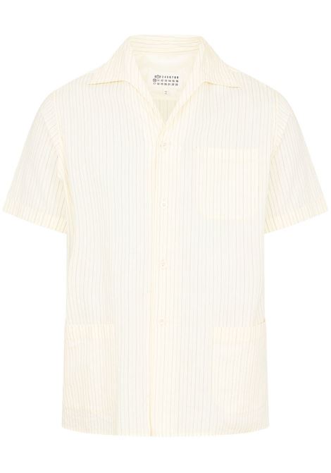 camicie maniche corte uomo beige MAISON MARGIELA | S50DR0009 M35276001F